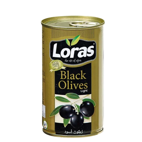 زیتون سیاه لوراس Loras با هسته وزن 1300 گرم
